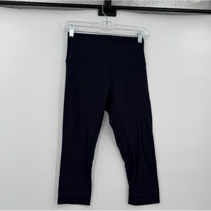 Lululemon align crop navy‎ blue 6